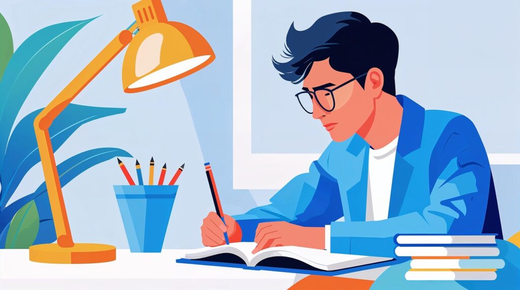 Homme réfléchissant à sa reconversion professionnelle